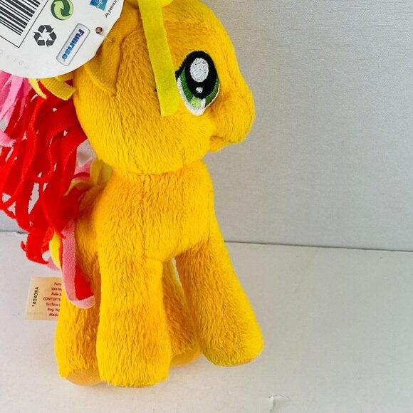 Hasbro Funrise Apple Jack Green Eyes Shredded Hair 2014 Plush Animal Kids - Picture 4 of 5